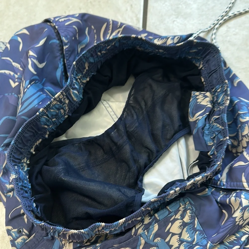 Brooks‎ Brothers Blue Pineapple Swim Trunks